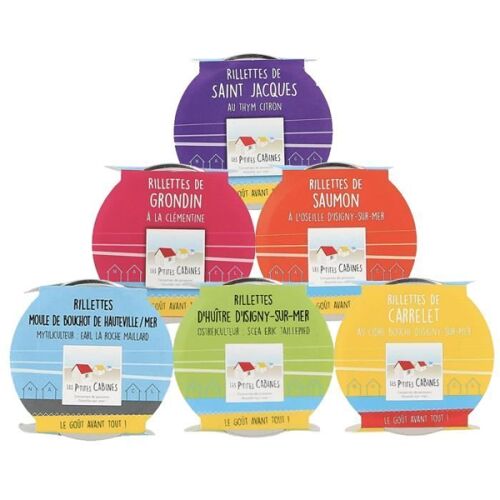 Assortiment De Rillettes De Poisson 6x90g Des P'tites Cabines