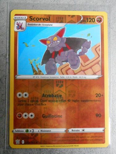 Pokemon Scorvol 072 / 163 Épée Et Bouclier 5 Styles De Combat