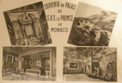Carte Postale "Souvenir Du Palais De S.A.S. Le Prince De Monaco"