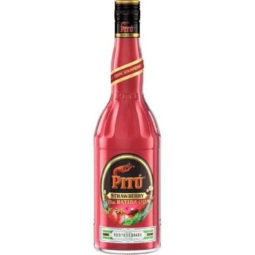 Pitú Batida Strawberry - Liqueur A Base De Cachaça - 70cl - 16%