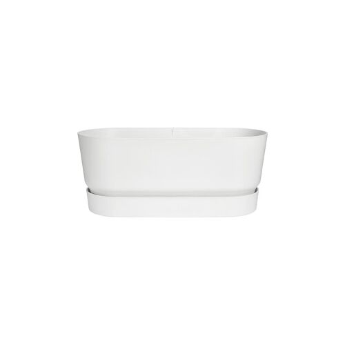 Jardinière Greenville Terrase 78 X 35 X 33 Cm Avec Roulettes - Blanc - Elho