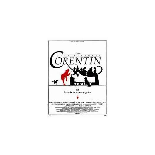 Corentin Ou Les Infortunes Conjugales - Jean Marboeuf - Roland Giraud - Andréa Ferréol - Affiche De Cinéma Pliée 60x40 Cm