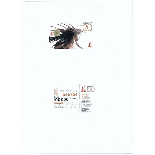 Télécarte 120 France Télécom