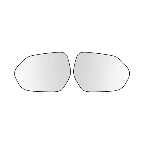 For 2019-2023 Left Right Door Side Heated Wing Mirror Glass Rearview Rearview Plate