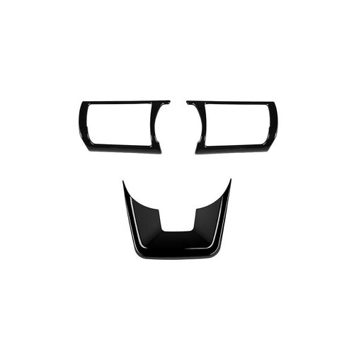 3pcs/Set Gloss Black Car Steering Wheel Decoration Cover Trim Sticker For C28 2022 2023