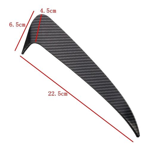 Carbon Fiber Rear Bumper Spoiler Cover Side Canard For - C Class W205 C43 C63 2014-2019