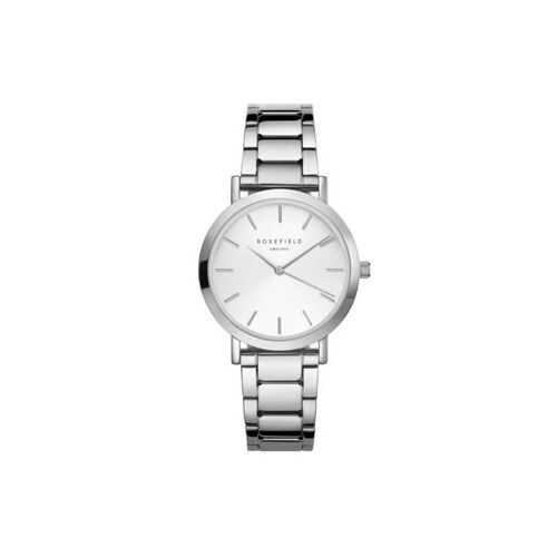 The Tribeca White Sunray Steel Silver