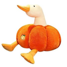 Citrouille Farcie Fluffy Duck Citrouille Peluche Jouet Halloween Thanksgiving Citrouilles Canapé Décoratif Moelleux