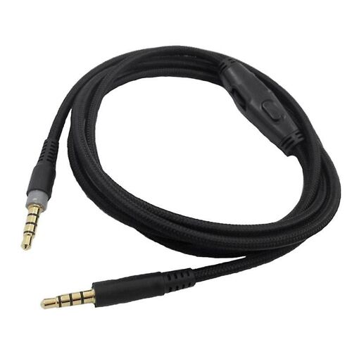 For - Cloud Alpha/- Cloud Core Flight Headphone Cable with Volume Control Sound Control Headphone C