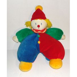 Clown Moulin Roty Doudou Peluche Clown Multicolore Vintage Vite Un Calin