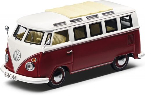 Volkswagen 231099300ey3d Modèle Réduit De Voiture T1c Samba Bus, Rouge/Crème-Générique