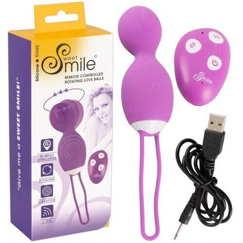 Boules Vibrantes Rotatives Télécommandées Smile