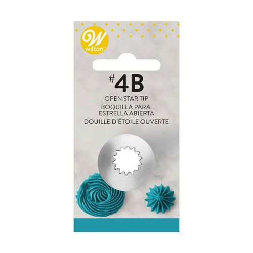Douille Décoration Wilton Étoile Ouverte Inox 4b