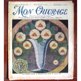 Mon Ouvrage N° 234 Novembre 1932 Tous Les Travaux De Dames.Vase Moderne Exécuté En Tapisserie