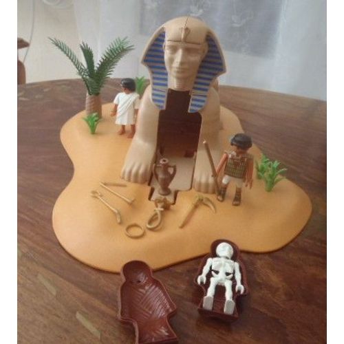 Lot Playmobil Egypte: Pyramide, Char Pharaon, Voleur, Sphinx