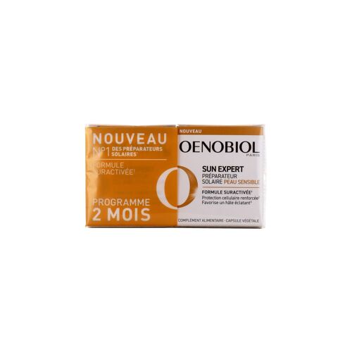 Oenobiol Sun Expert Préparation Solaire Peaux Sensibles 2x30 Capsules 
