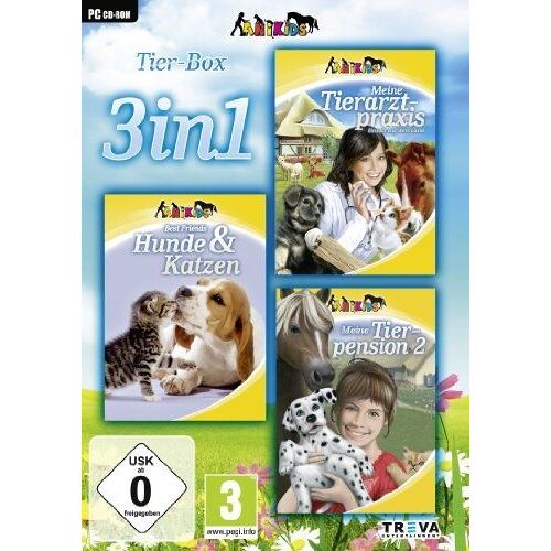 Meine Tierarztpraxis : Einsatz Auf Dem Land + Best Friends : Hunde & Katzen + Meine Tierpension 2 [Import Allemand] [Jeu Pc]