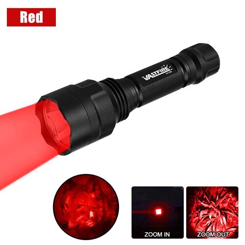 C8 Red VASTFIRE-Mini lampe de poche rouge 9LED, torche de poche, imagerie de veine 625nm, recherche de veine, infirmière soignante, chasse, mode 1 ""Nipseyteko""