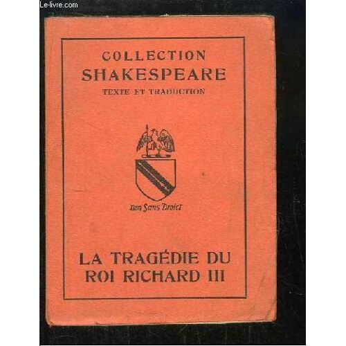 La Tragédie Du Roi Richard Iii