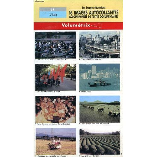 Images Autocollantes Volumetrix, N° 38, L'asie