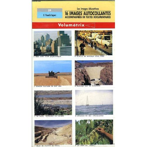 Images Autocollantes Volumetrix, N° 39, L'amerique