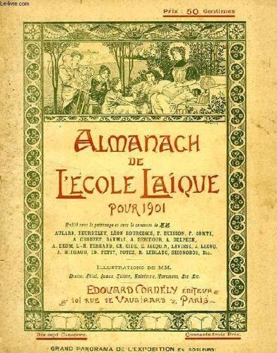 Almanach De L'ecole Laïque Pour 1901