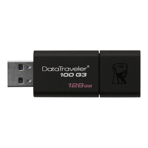 Clé USB 128 Go Kingston DataTraveler 100 G3 USB 3.0 noir