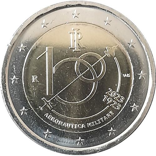 2 Euros Italie 2023: Aeronautica Militare- Unc