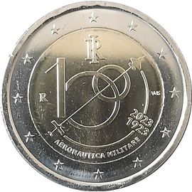 2 Euros Italie 2023: Aeronautica Militare- Unc