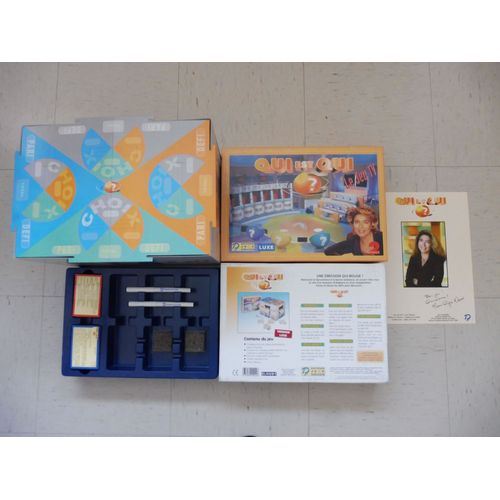 Jeu De Société Qui Est Qui ? Le Jeu Tv - Éditions Jeux Druon - Luxe - France 2 - 2000