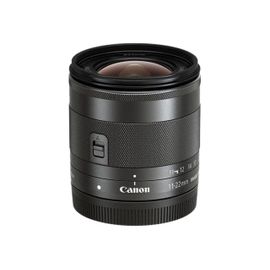 Objectif Canon EF-M - Fonction Zoom - 11 mm - 22 mm - f/4.0-5.6 IS STM - Canon EF-M - pour EOS Kiss M, Kiss M2, M, M10, M100, M2, M200, M3, M5, M50, M50 Mark II, M6, M6 Mark II