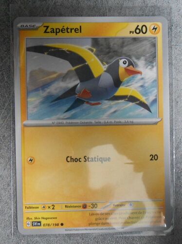 Zapetrel 078/198 - Sv1 - Ecarlate & Violet - Vf