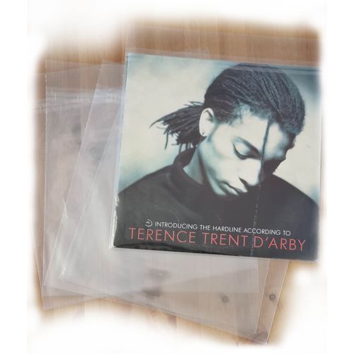 100 Pochettes De Protection Pour Vinyles 33 Tours, Ep. 80 My Avec Rabat Et Colle