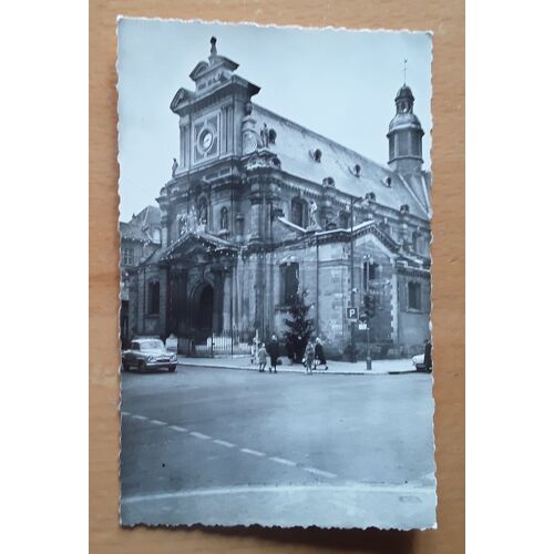 Carte Postale Ancienne Fontainebleau : Eglise Saint Louis