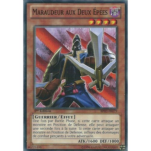 Maraudeur Aux Deux Épées - Yugioh - Bp02-Fr079