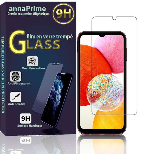 1 Film Verre Trempé Pour Samsung Galaxy A14 4g 6.6" Protection D'écran