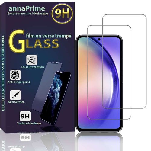 Lot / Pack de 2 Films Verre Trempé Pour Samsung Galaxy A54 5G 6.4" protection d'écran