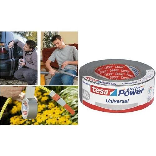 tesa ruban  adhésif universel extra power, 48 mm x 50 m, noir