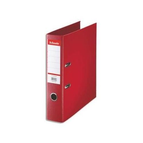 Esselte Classeur En Plastique Standard, A4, 75 Mm, Rouge