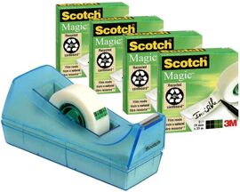 3M Scotch dévidoir de table C38, inclus ruban  adhésif Magic