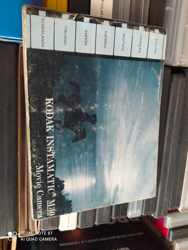 Notice Kodak Instamatic M30 Movie Camera