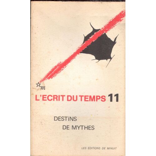 Ecrit Du Temps 11 Mythe