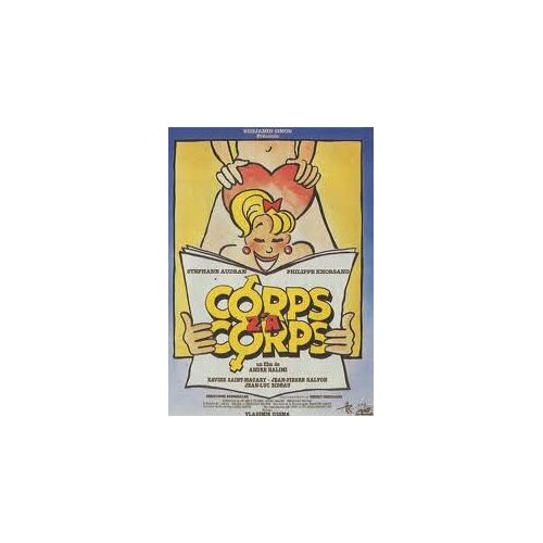 Corps Z'a Corps - André Halimi - Stéphane Audran - Philippe Khorsand - Affiche De Cinéma Pliée 60x40 Cm