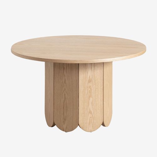 Table Basse Ronde En Bois (Ø80 Cm) Vinesey Bois Naturel