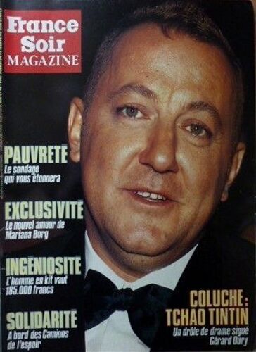 France Soir 12529 1984 Coluche/Cyrielle Claire/Maria Pacome/Jean Lefebvre