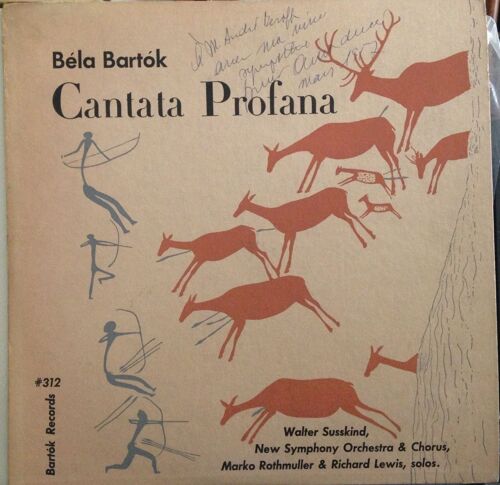 Bela Bartok: Cantata Profana - Four Slovak Folk Songs, Eight Songs From 27 Choruses
