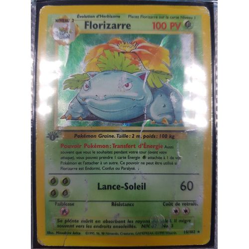 Carte Pokemon Florizarre 15/102