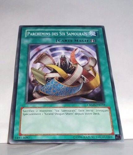 Carte Yu-Gi-Oh! - Parchemins Des Six Samouraïs [Crms-Fr059]