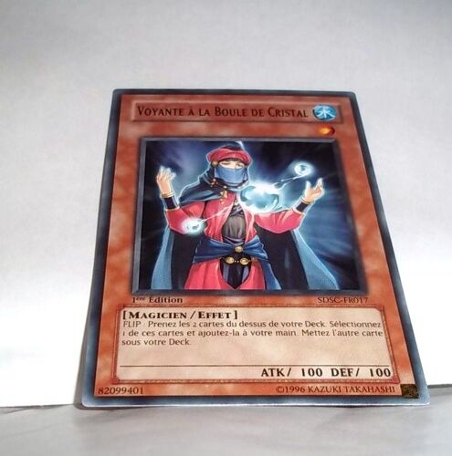 Carte Yu-Gi-Oh Voyante À La Boule De Cristal Sdsc-Fr017 - 1ère Édition - Magicien/Effet