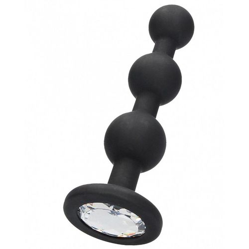 Plug Strass Avec 3 Boules En Silicone